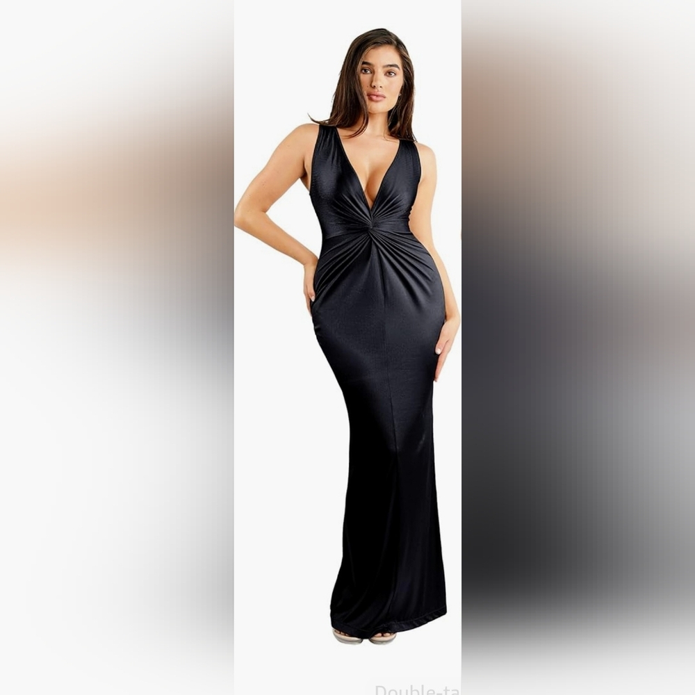 Popilush Shapewear Dress Ruched Bodycon
